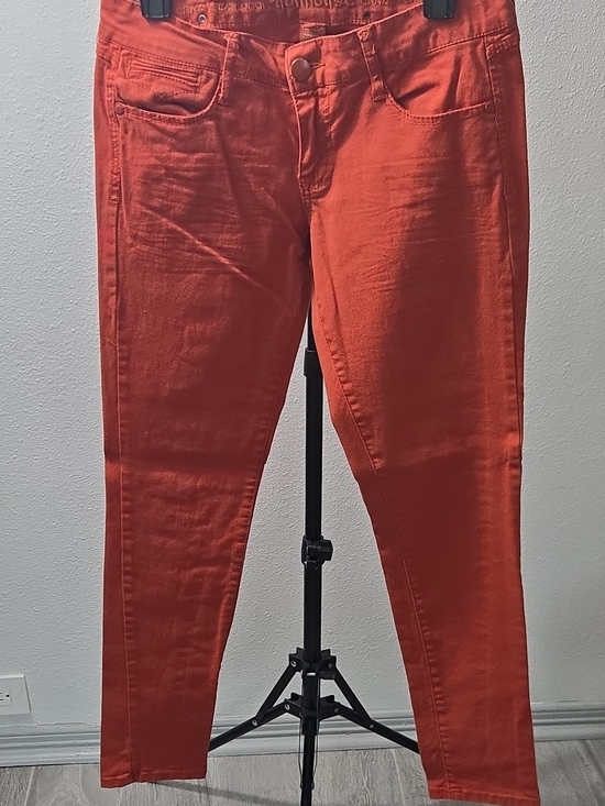 Dollhouse Denim - Dollhouse Women's Bright Orange Skinny Jeans